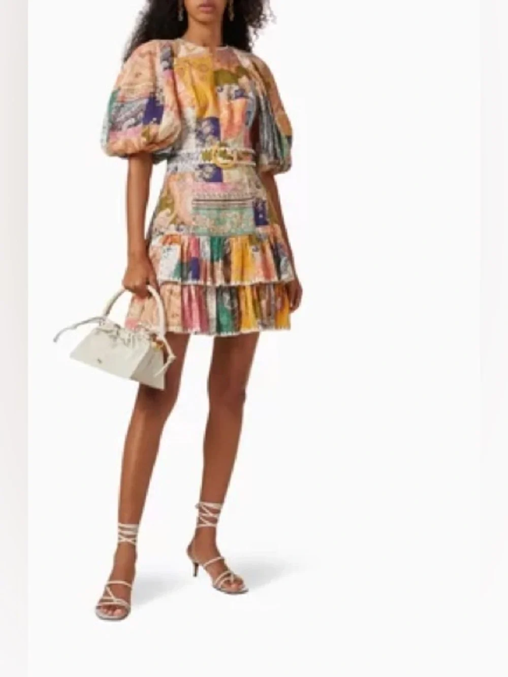 ZIMMERMANN patchwork mini dress ZIM 0 / US 2 Summer Línen‎ Blend